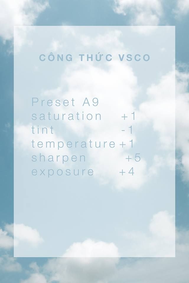 cách chỉnh màu Nhật theo công thức VSCO